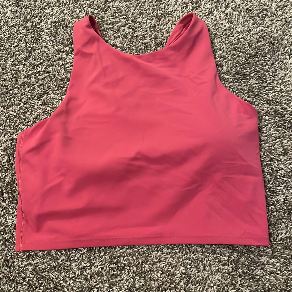 Athleta sports bra crop top